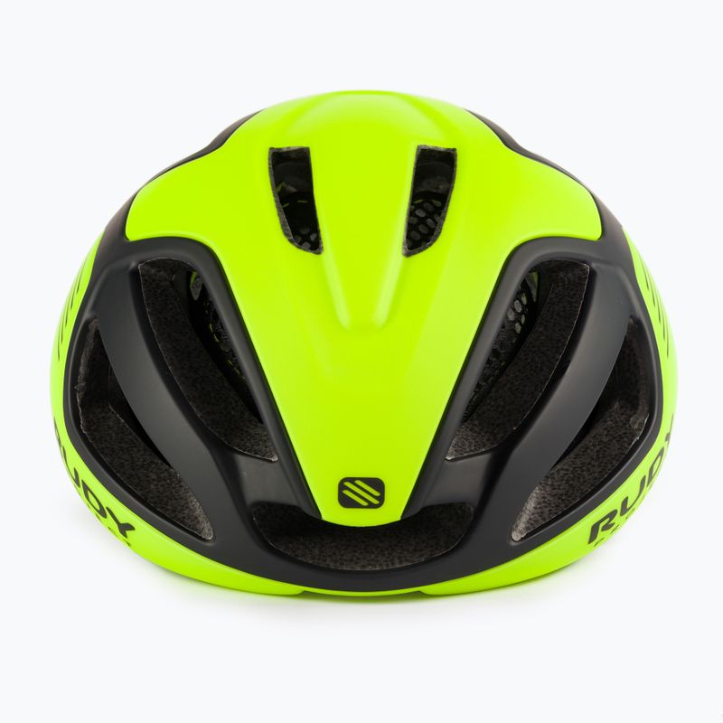Kask rowerowy Rudy Project Spectrum yellow fluo black matte 2