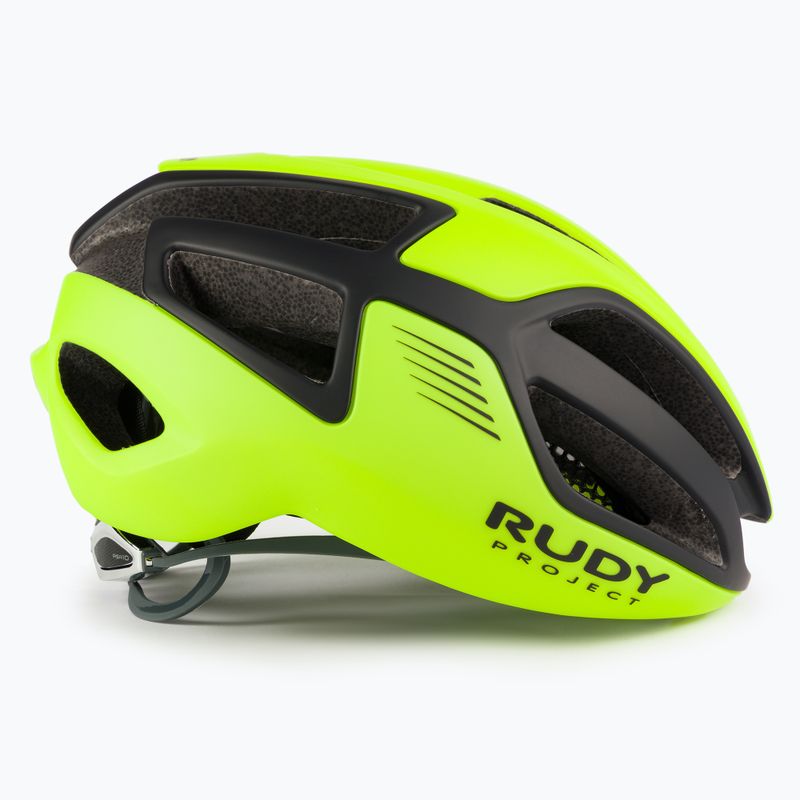 Kask rowerowy Rudy Project Spectrum yellow fluo black matte 4