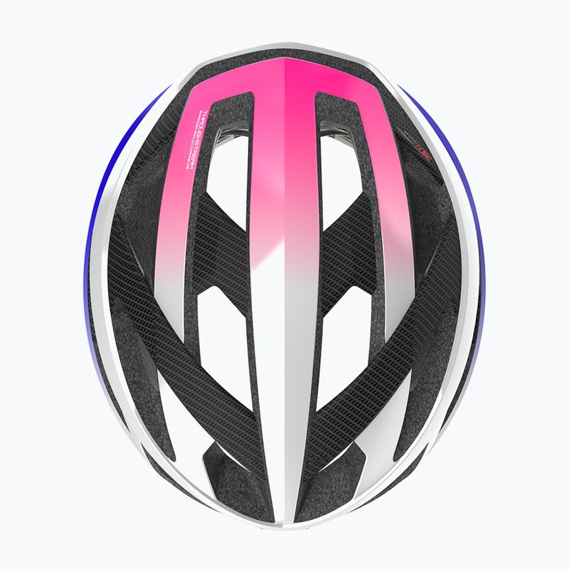 Kask rowerowy Rudy Project Rebel pearl metal/pink/cyber blue shiny 5