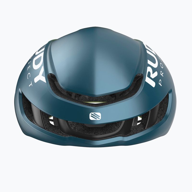 Kask rowerowy Rudy Project Nytron blue avio/apple green metal matte 3