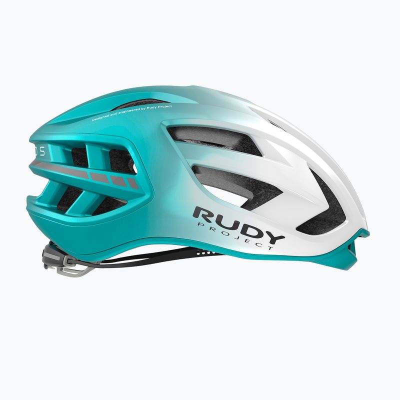 Kask rowerowy Rudy Project Egos pearl/emerald metal matte 2