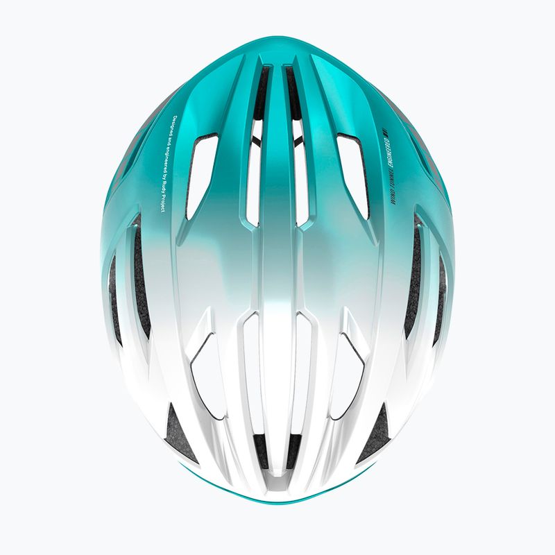 Kask rowerowy Rudy Project Egos pearl/emerald metal matte 5