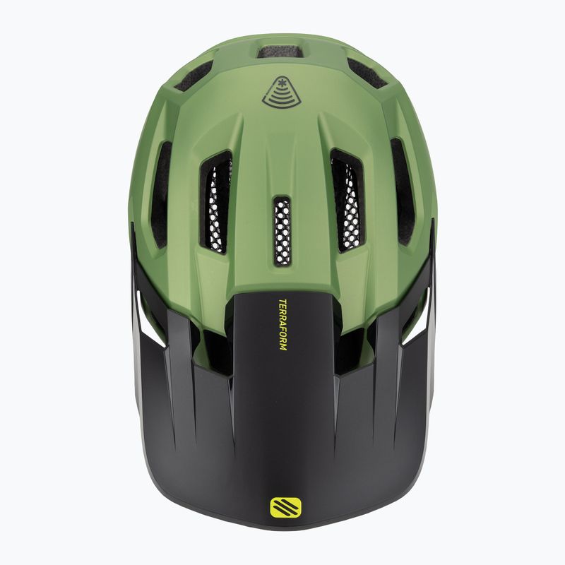Kask rowerowy Rudy Project Terraform met.olive/black/acid green matte 6