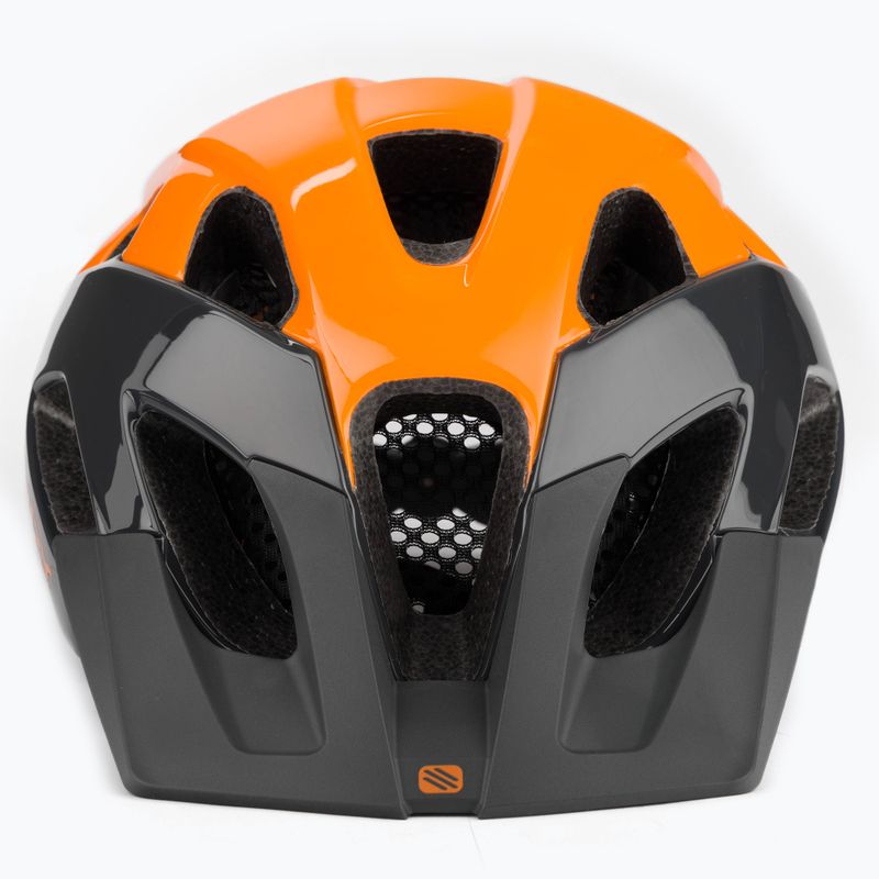 Kask rowerowy Rudy Project Crossway lead/orange fluo shiny 2