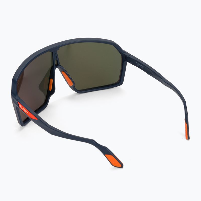Okulary przeciwsłoneczne Rudy Project Spinshield blue navy matte/multilaser orange 2