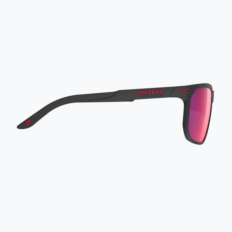 Okulary przeciwsłoneczne Rudy Project Soundrise black matte/polar 3fx hdr multilaser red 3