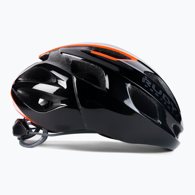 Kask rowerowy Rudy Project Strym black orange shiny 3