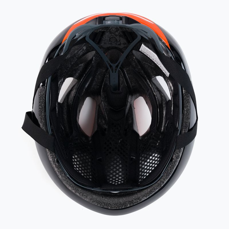 Kask rowerowy Rudy Project Strym black orange shiny 5