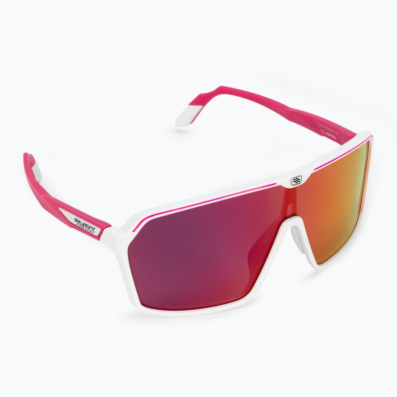 Okulary przeciwsłoneczne Rudy Project Spinshield white/pink fluo matte/multilaser red