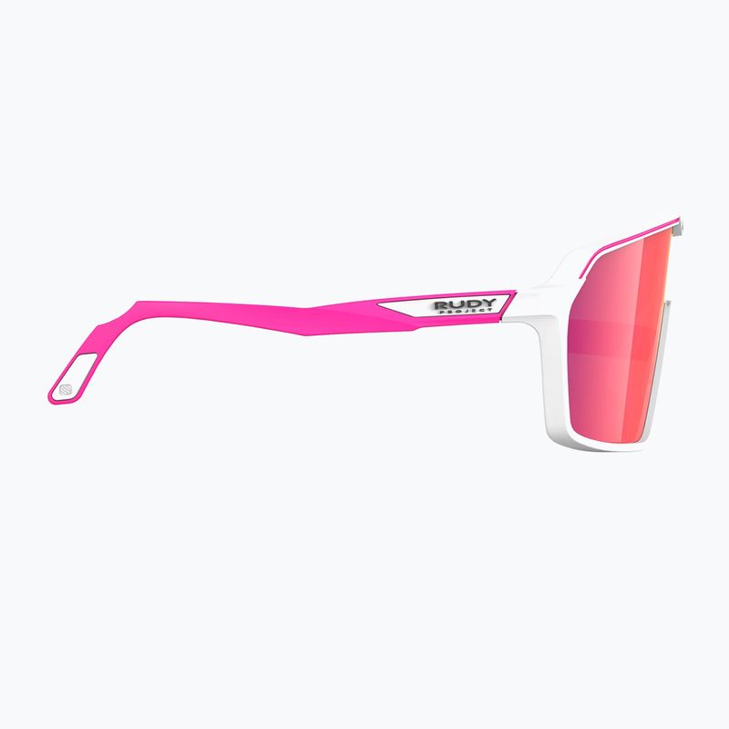 Okulary przeciwsłoneczne Rudy Project Spinshield white/pink fluo matte/multilaser red 5