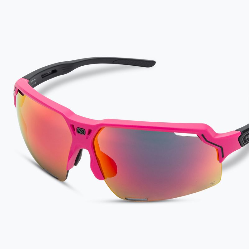 Okulary przeciwsłoneczne Rudy Project Deltabeat pink fluo/black matte/multilaser red 5