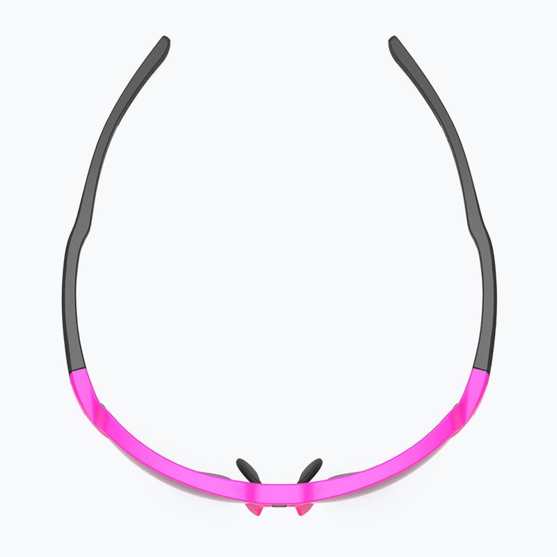 Okulary przeciwsłoneczne Rudy Project Deltabeat pink fluo/black matte/multilaser red 11