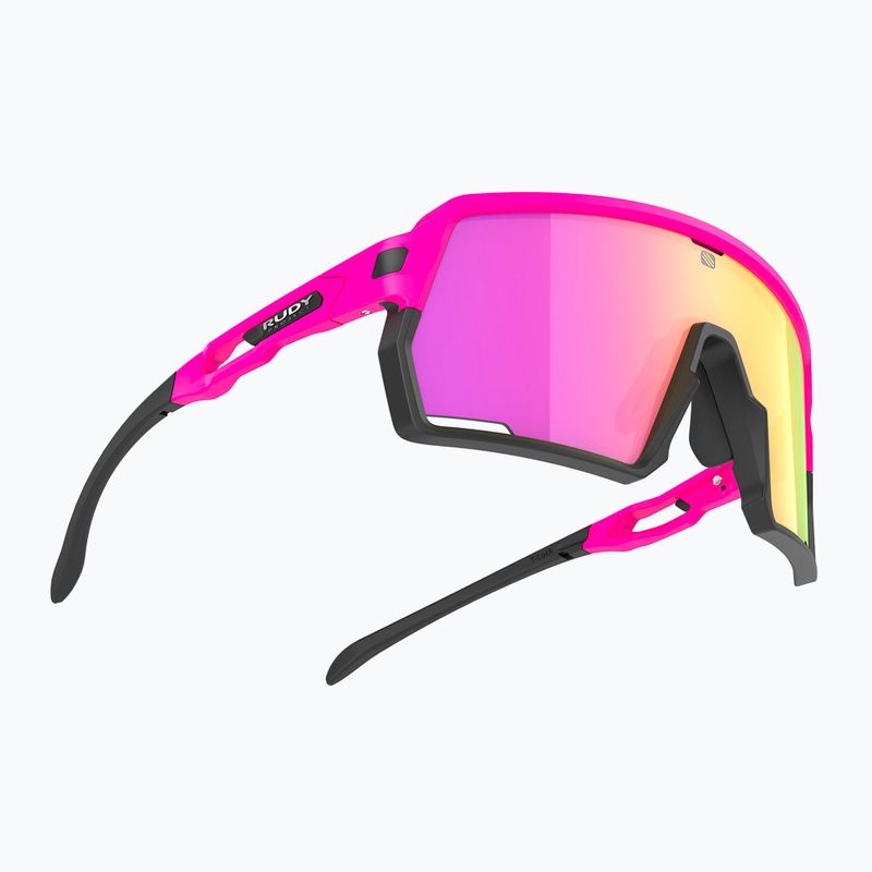 Okulary przeciwsłoneczne Rudy Project Kelion pink fluo matte/multilaser sunset 3