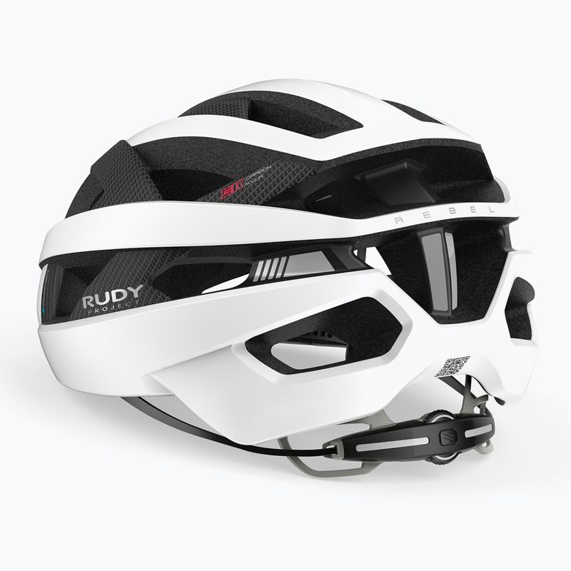 Kask rowerowy Rudy Project Rebel carbon white matte 4
