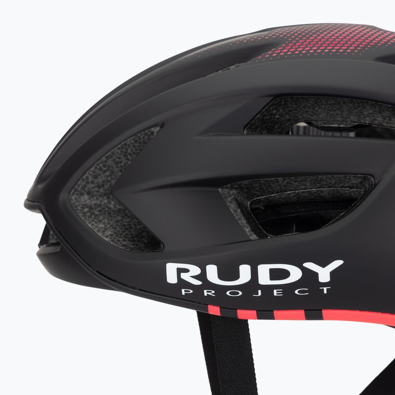 Kask rowerowy Rudy Project Egos black/pink fluo matte 7