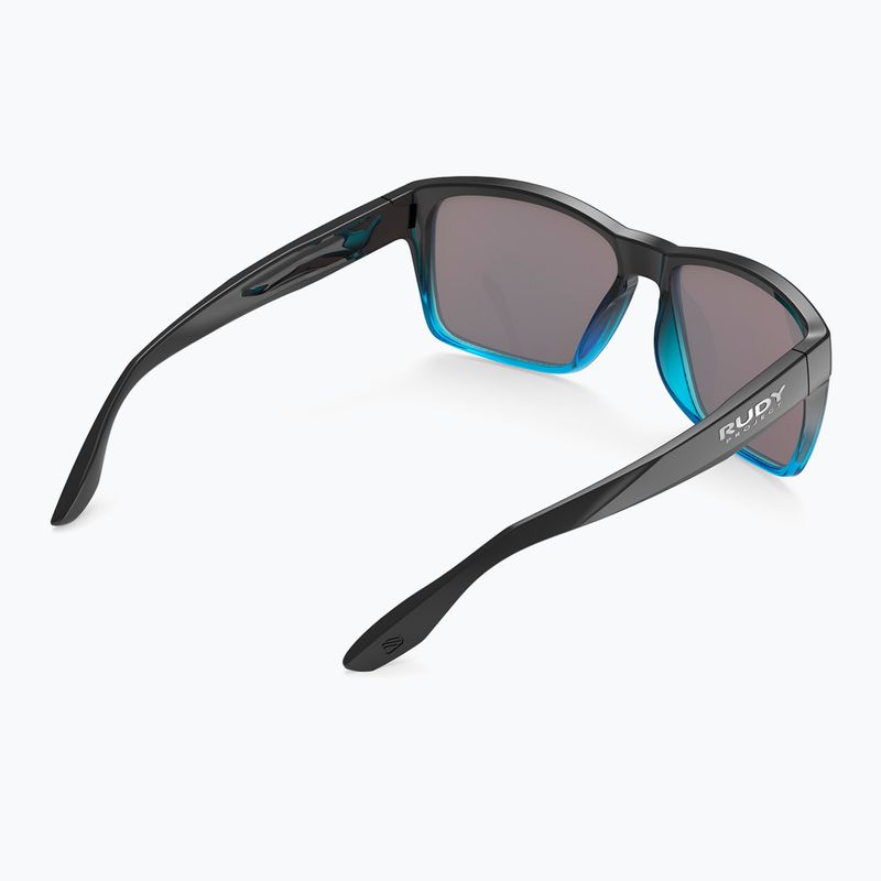 Okulary przeciwsłoneczne Rudy Project Spinhawk Edge black fade crystal azur gloss/multilaser ice 5
