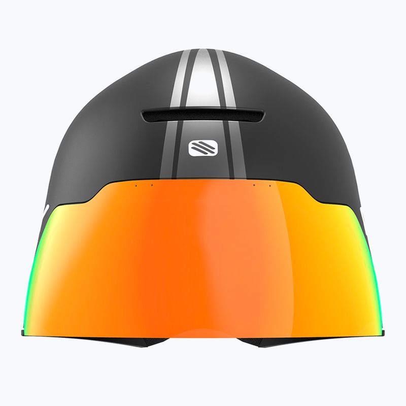 Kask rowerowy Rudy Project Wingdream black matte/multilaser orange 2