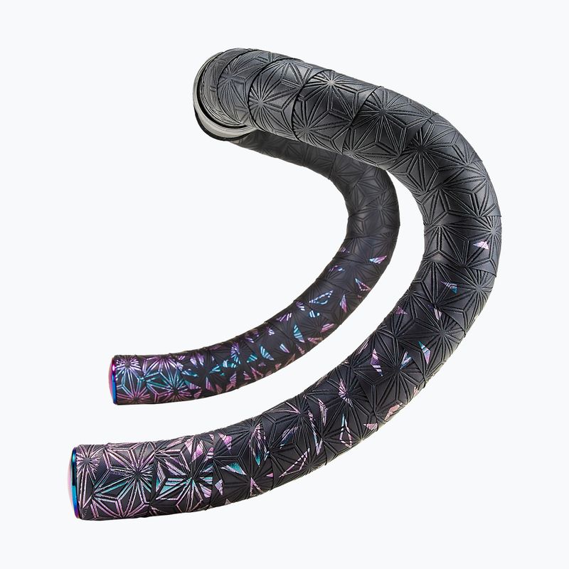 Owijka na kierownicę SUPACAZ Super Sticky Kush Star Fade oil slick/oil slick plugs