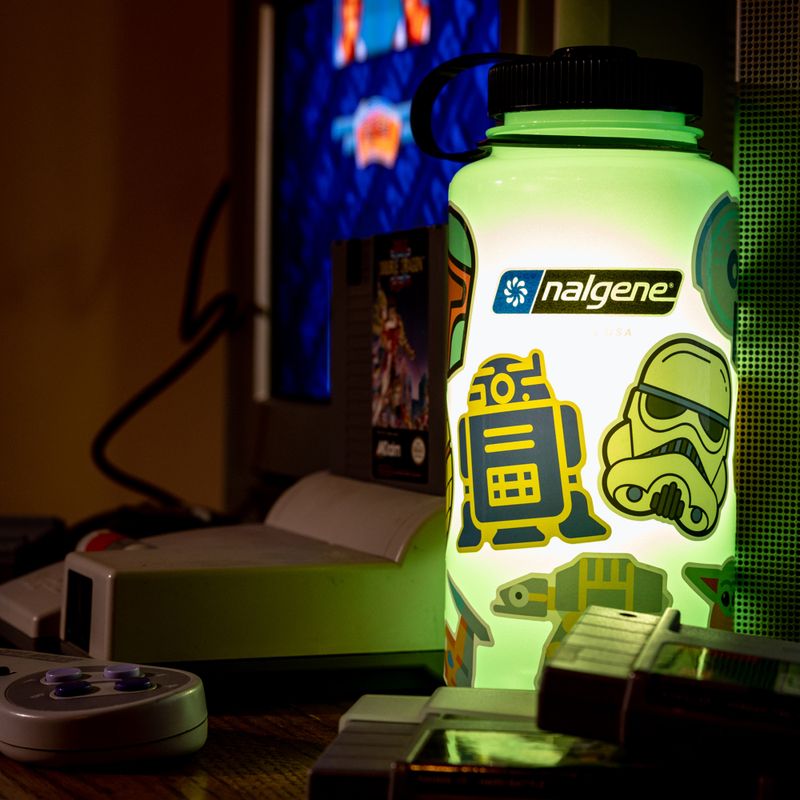 Butelka turystyczna Nalgene Wide Mouth 1000 ml glow green 4