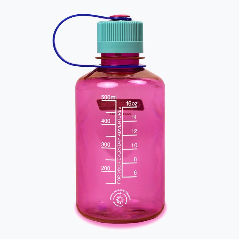 Butelka turystyczna Nalgene Narrow Mouth Sustain 500 ml electric magenta 2