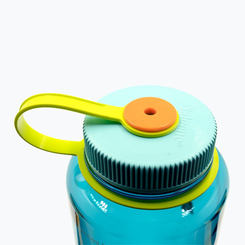 Butelka turystyczna Nalgene Wide Mouth Silo Sustain 1400 ml cerulean 3