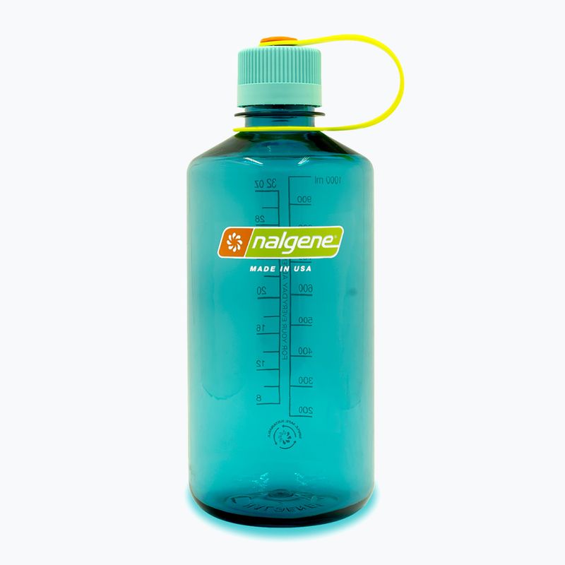Butelka turystyczna Nalgene Narrow Mouth Sustain 1000 ml cerulean