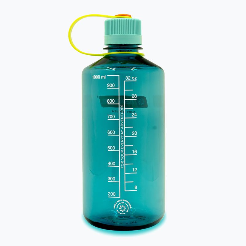 Butelka turystyczna Nalgene Narrow Mouth Sustain 1000 ml cerulean 2