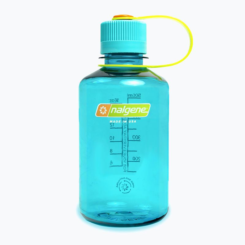 Butelka turystyczna Nalgene Narrow Mouth Sustain 500 ml cerulean