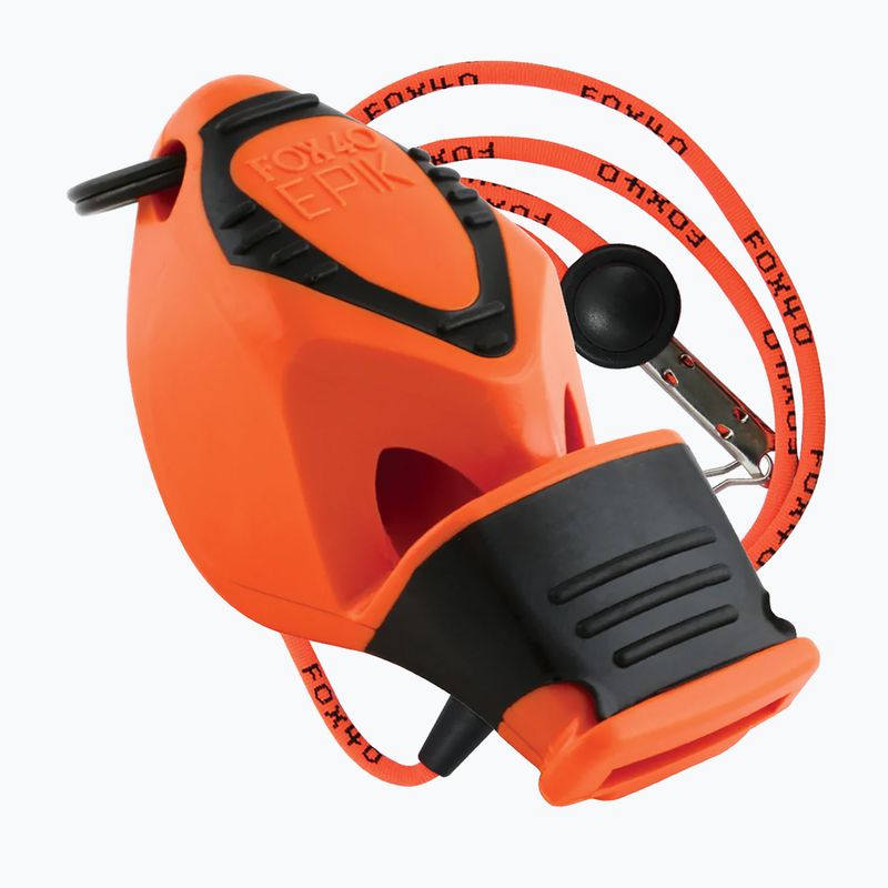 Gwizdek ze sznurkiem Fox 40 Epik CMG orange