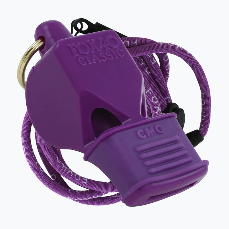 Gwizdek ze sznurkiem Fox 40 Classic CMG Safety purple