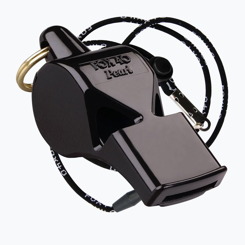 Gwizdek ze sznurkiem Fox 40 Pearl Safety black