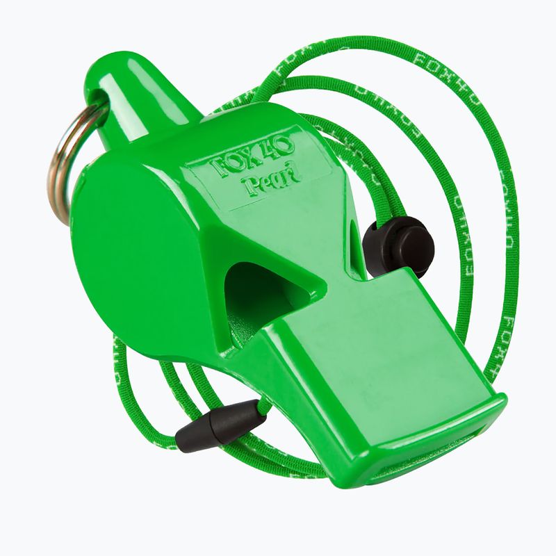 Gwizdek ze sznurkiem Fox 40 Pearl Safety neon green