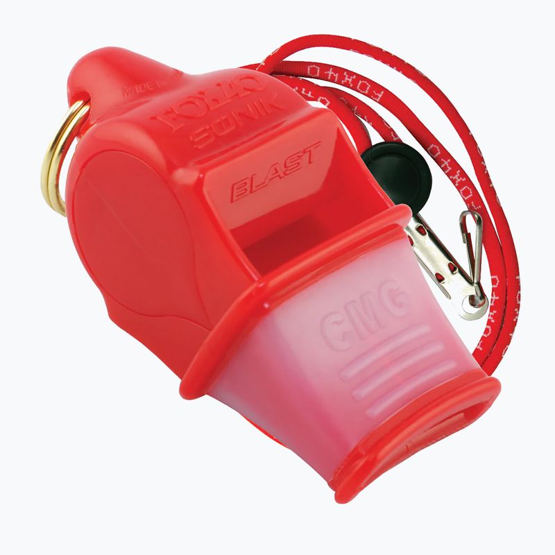 Gwizdek ze sznurkiem Fox 40 Sonik Blast CMG red