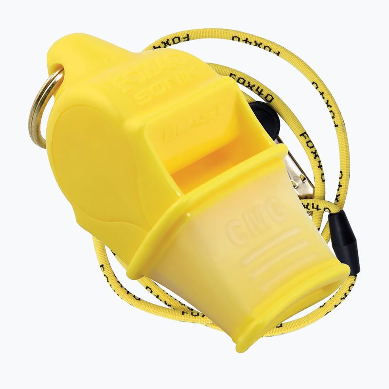 Gwizdek ze sznurkiem Fox 40 Sonik Blast CMG yellow