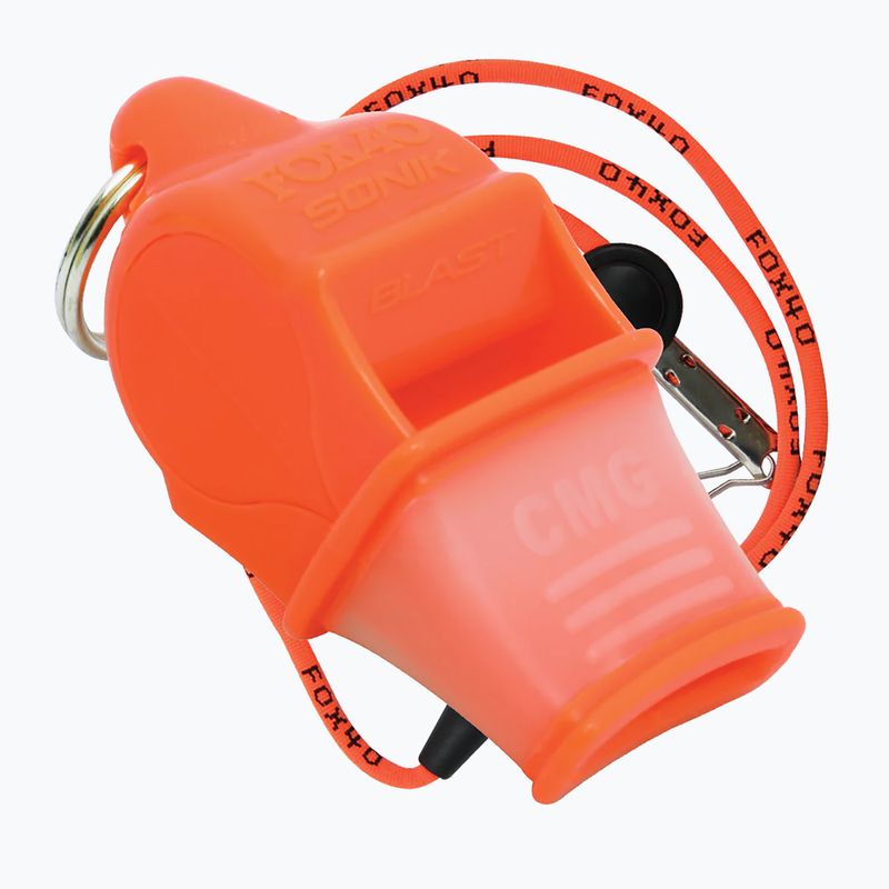 Gwizdek ze sznurkiem Fox 40 Sonik Blast CMG orange