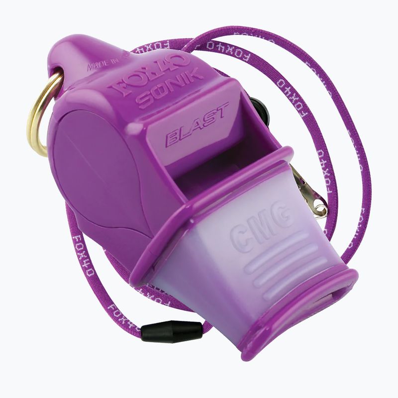 Gwizdek ze sznurkiem Fox 40 Sonik Blast CMG purple