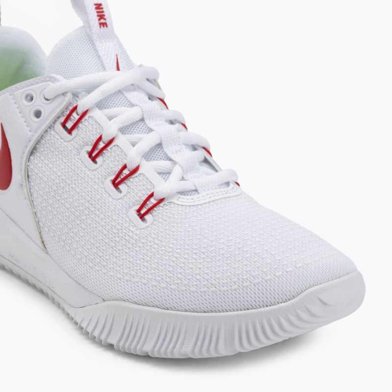 Buty do siatkówki damskie Nike Air Zoom Hyperace 2 white/university red 7