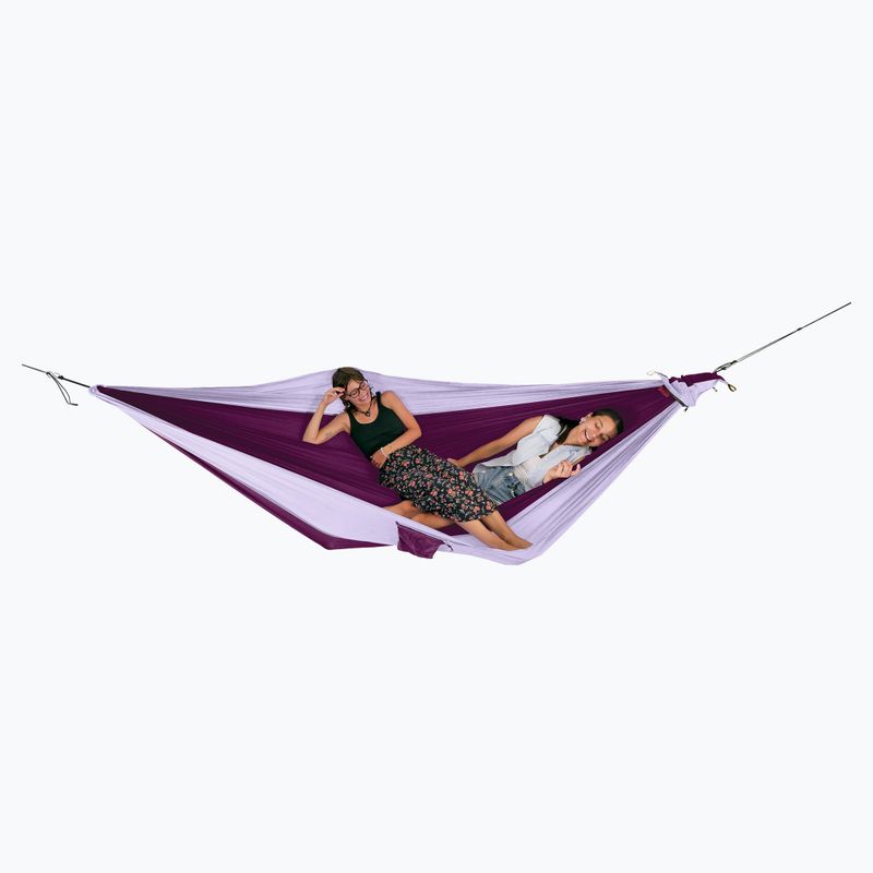Hamak turystyczny dwuosobowy Ticket To The Moon King Size plum/light purple 4