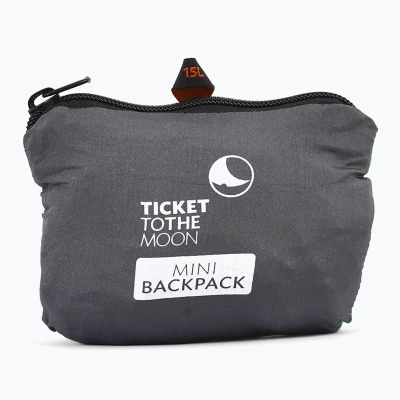 Plecak Ticket To The Moon Mini 15 l gray/mint