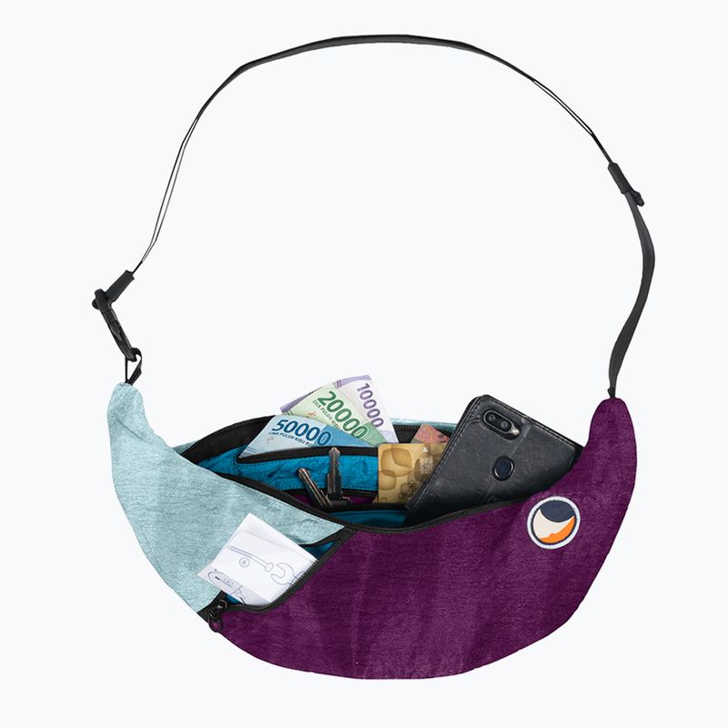 Saszetka na ramię Ticket To The Moon Upcycled Sling bag plum/cloud 2
