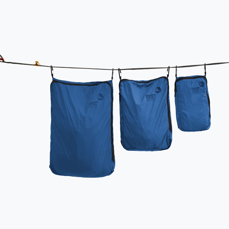 Zestaw organizerów Ticket To The Moon Travel Cube Set 3 szt. lightest blue/blue 2