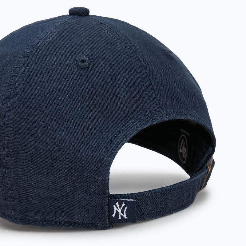 Czapka z daszkiem 47 Brand MLB New York Yankees CLEAN UP navy 4