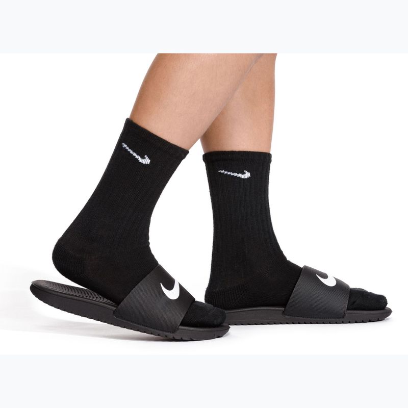Klapki dziecięce Nike Kawa black/white 7
