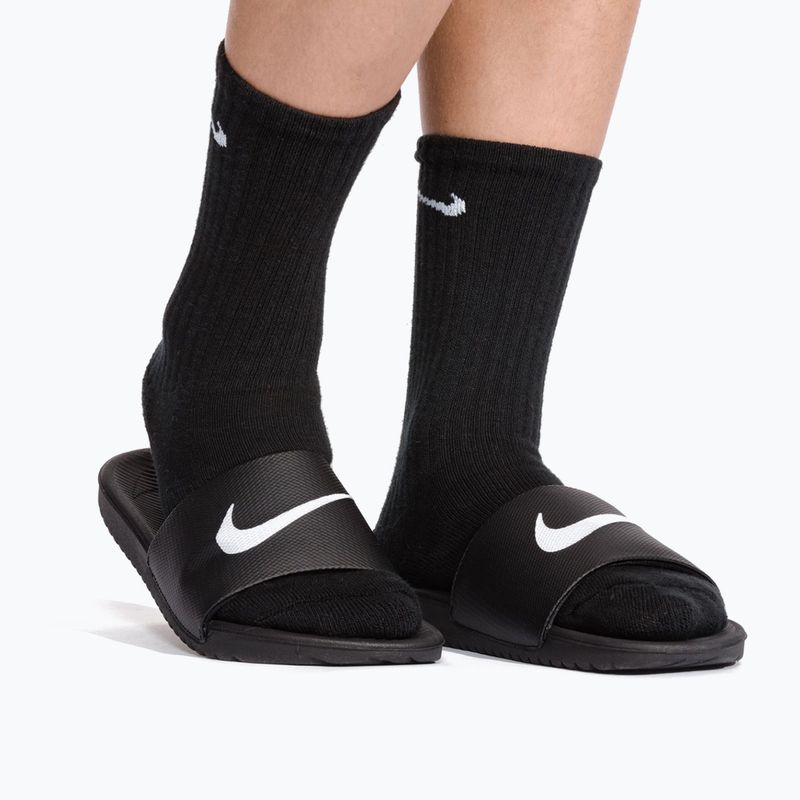 Klapki dziecięce Nike Kawa black/white 8
