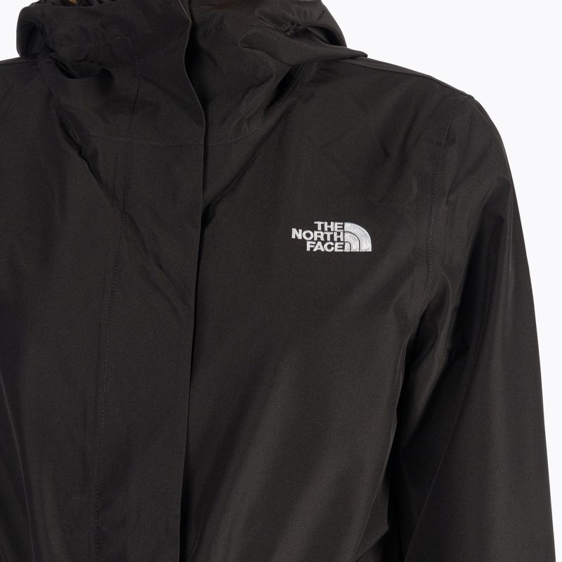 Płaszcz przeciwdeszczowy damski The North Face Woodmont Parka black 5