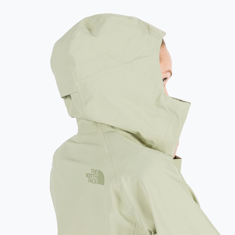 Płaszcz przeciwdeszczowy damski The North Face Dryzzle Futurelight Parka tea green 5