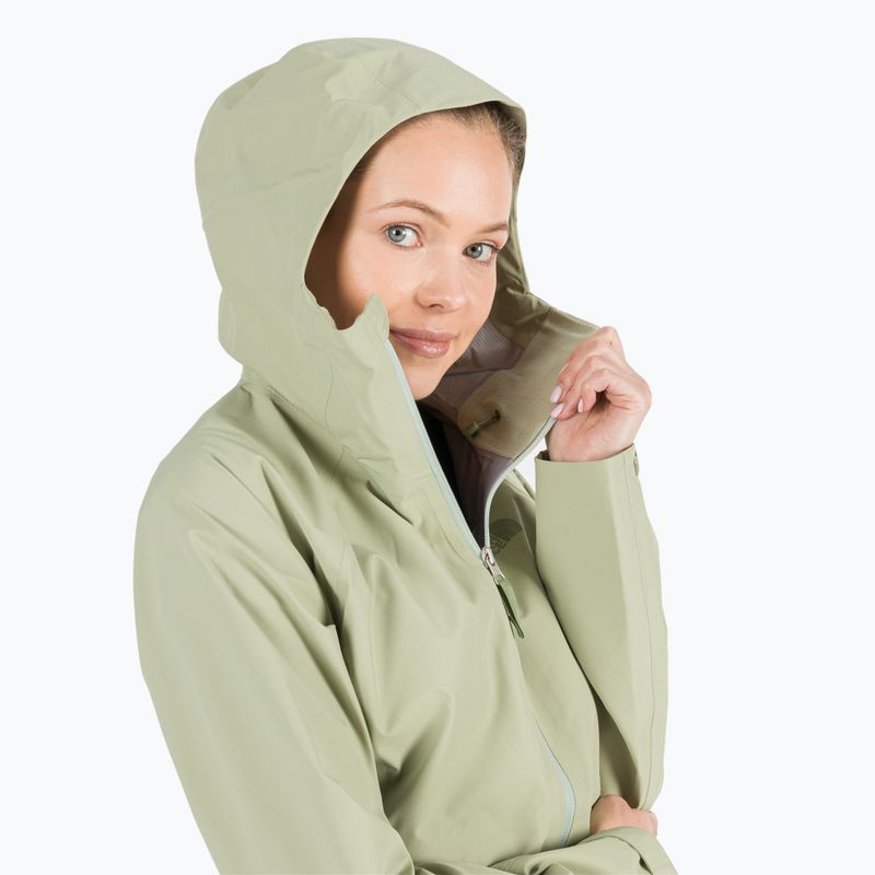 Płaszcz przeciwdeszczowy damski The North Face Dryzzle Futurelight Parka tea green 6