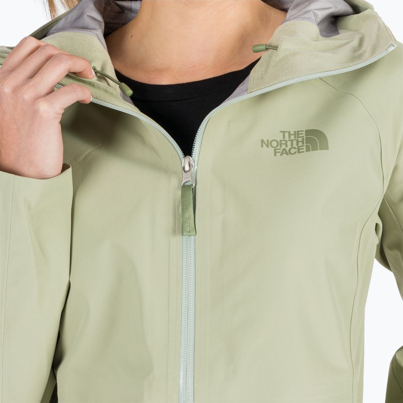 Płaszcz przeciwdeszczowy damski The North Face Dryzzle Futurelight Parka tea green 9