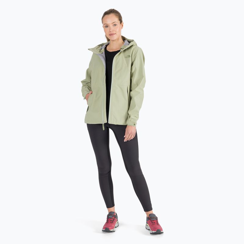 Kurtka przeciwdeszczowa damska The North Face Dryzzle Futurelight tea green 2