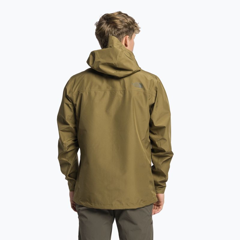 Kurtka przeciwdeszczowa męska The North Face Dryzzle Futurelight military olive 4